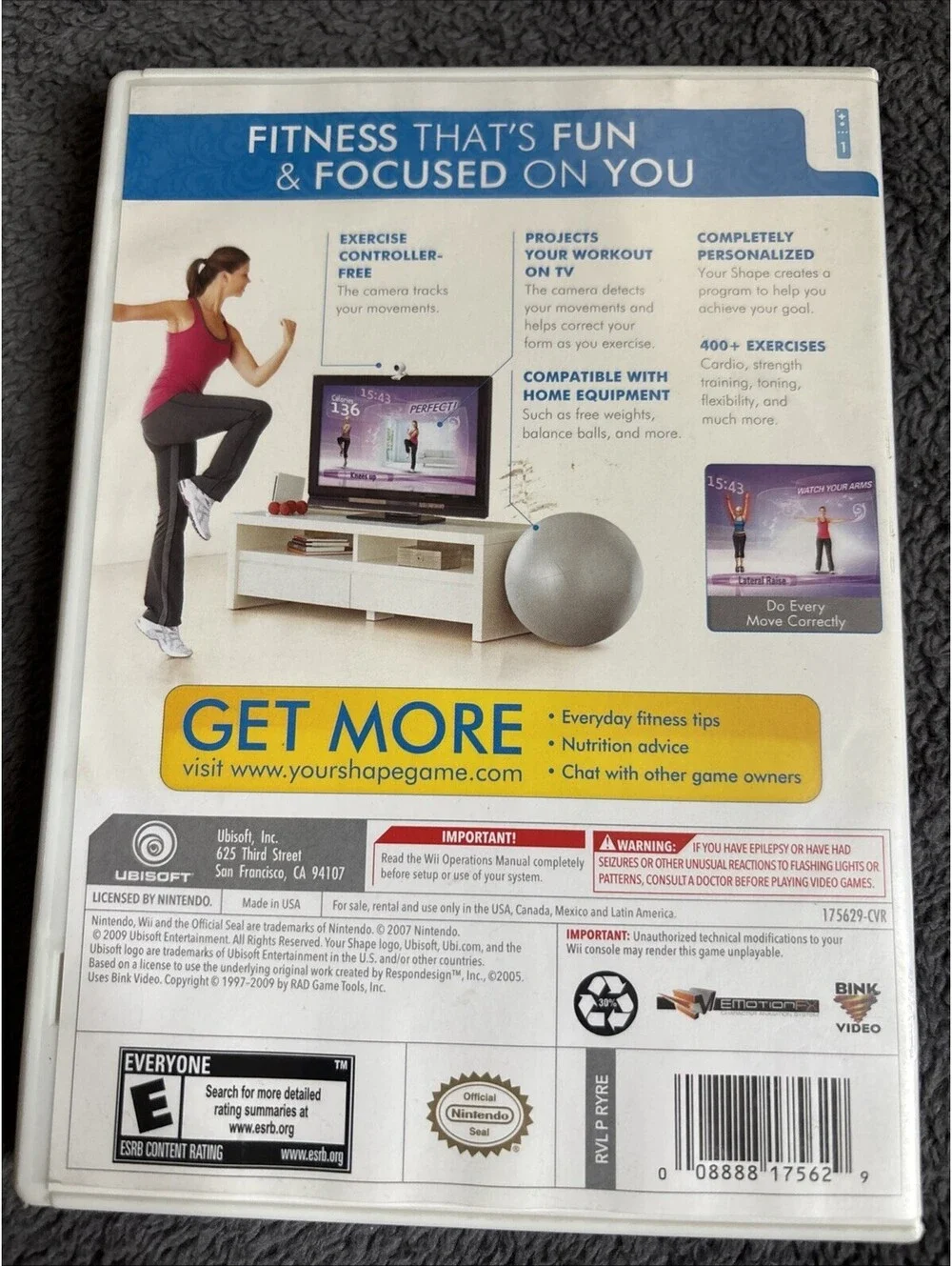 Your Shape: Featuring Jenny McCarthy (Nintendo Wii, 2009)